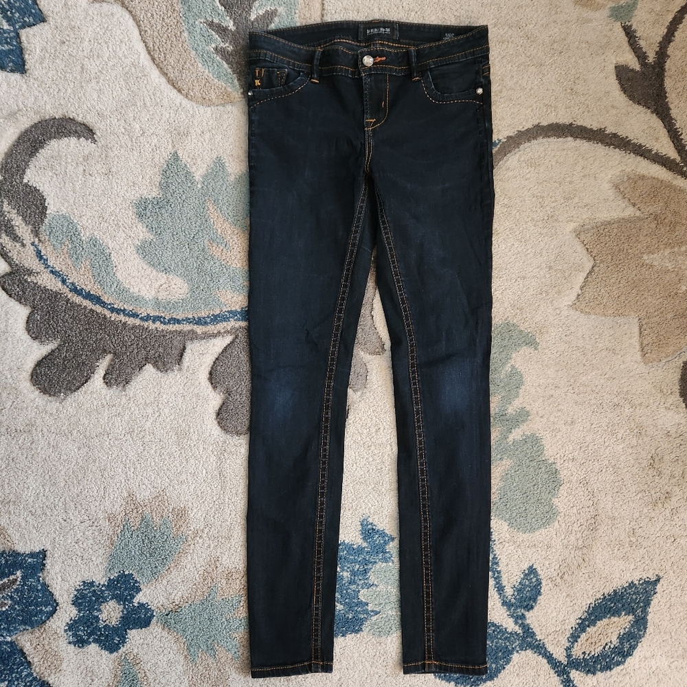 MEK Denim Dark Wash Low Rise Kazan Legging Jeans Women's Size 29